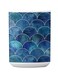 Premium Printed Ceramic Coffee Mug White/Blue 350ml