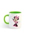 Minnie Mouse Printed Mug White/Green