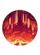 Lost City Of Izalith Printed Fridge Magnet Multicolour
