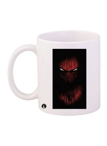Spiderman Printed Coffee Mug White/Black/Red