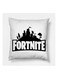 Fortnite Printed Decorative Cushion Cover White/Black