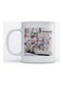 Mug Musical Notes for Coffee and Tea White