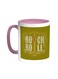 Rock And Roll Printed Coffee Mug Pink/White 11ounce