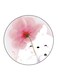 Flower Printed Fridge Magnet Multicolour 5.5 x 5.5cm