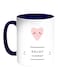 Enjoy Summer Printed Coffee Mug White/Blue 11ounce
