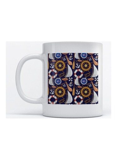 Mug Sailors for Coffee and Tea White
