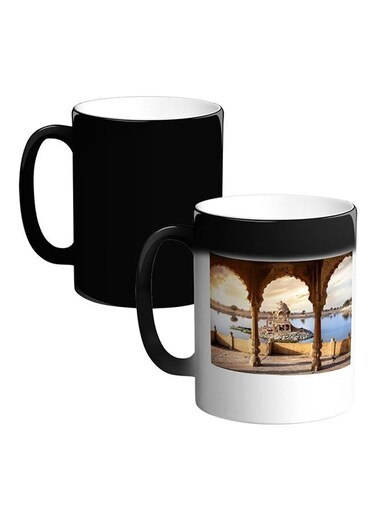 Heat Sensitive Magic Ceramic Mug Multicolor 12 ounce