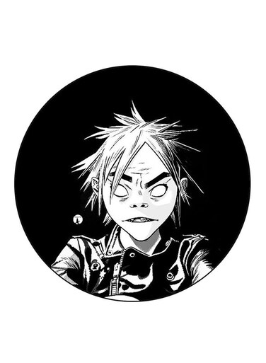 Gorillaz Printed Fridge Magnet Multicolour