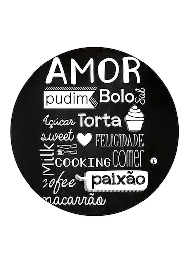 Phrases Printed Fridge Magnet Multicolour