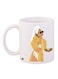 Girl Printed Coffee Mug White/Yellow/Black 11ounce