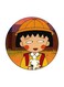 The Anime Chibi Maruko Chan Theme Printed Fridge Magnet Brown/Orange/Black