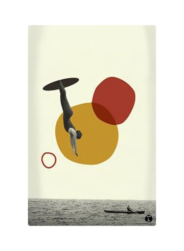 Printed Fridge Magnet Multicolour 8.5x0.4x5.5cm