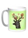 Love What You Do Printed Coffee Mug Light Green/White/Black 11ounce