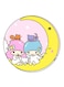 Boy And A Girl Printed Fridge Magnet Multicolour