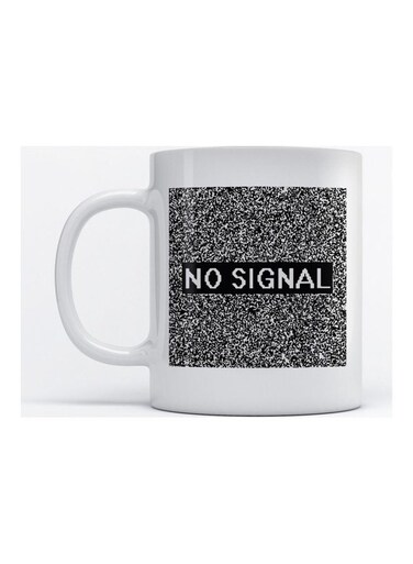 Mug No Signal for Coffee and Tea White