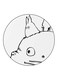 Totoro Printed Fridge Magnet Multicolour