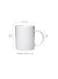 RYN&reg; Printed Ceramic Coffee Mug Gift for Coffee and Tea Lovers 11 Oz alphabet Z