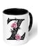 RYN&reg; Printed Ceramic Coffee Mug Gift for Coffee and Tea Lovers 11 Oz alphabet Z