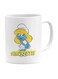 Smurfette Printed Ceramic Mug White