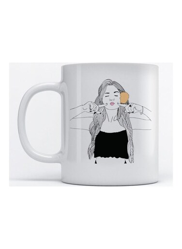 Mug The Girl For Coffee And Tea White