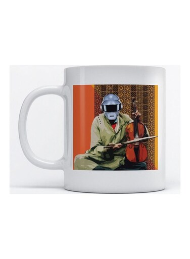 Mug Violinist For Coffee And Tea White