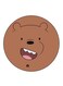 We Bare Bears Printed Fridge Magnet Multicolour