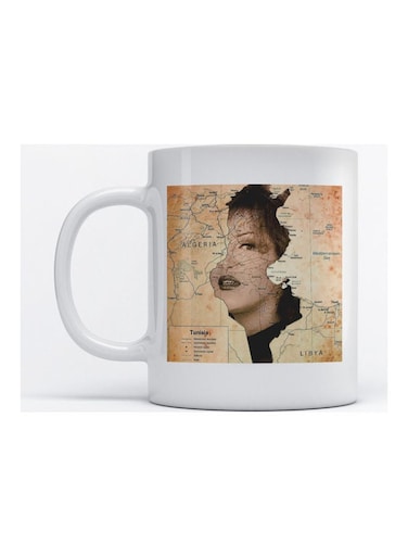 Mug Latifa Al-Tunisia for Coffee and Tea White