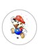 Video Game Super Mario Printed Fridge Magnet Multicolour