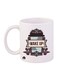 English Phrase Printed Mug White/Black 11ounce