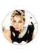Audrey Hepburn Printed Fridge Magnet Multicolour