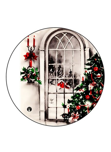 A Window Printed Fridge Magnet Multicolour