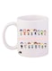 The Anime Digimon Mug White/Yellow/Black 12ounce