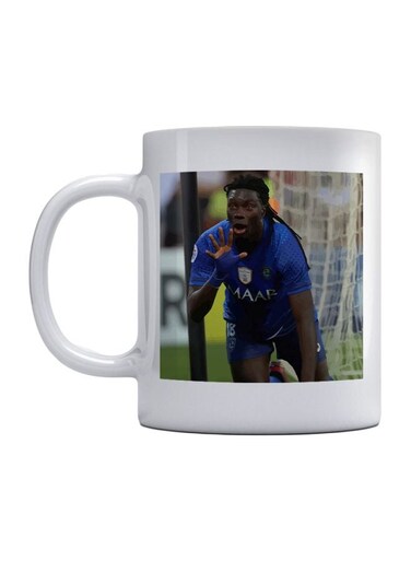 Gomis Printed Coffee Mug White/Blue/Black 350ml