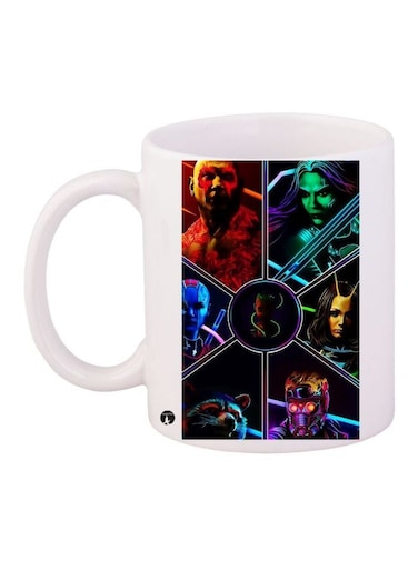 Guardians Of The Galaxy Printed Coffee Mug White/Green/Black 11ounce