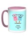 Happy Friendship day Printed Coffee Mug Blue/White/Pink 11ounce