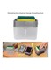 Dishwashing Soap Dispenser Grey 14x10x10.5cm