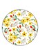 Floral Printed Fridge Magnet White/Yellow/Red 5.5cm