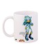 Sonic Boom Printed Coffee Mug White/Blue/Yellow 11ounce