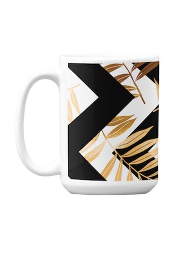 Premium Printed Ceramic Coffee Mug Multicolour 350ml