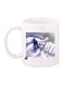 Sonic Video Game Printed Coffee Mug White/Violet/Grey