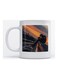 Mug Neon Mask For Coffee And Tea White