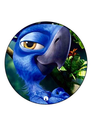 Cartoon Printed Fridge Magnet Blue/Green/White 5.5cm