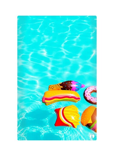 Printed Fridge Magnet Multicolour 8.5x0.4x5.5cm