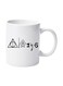 Harry Potter Printed Mug White/Black Standard