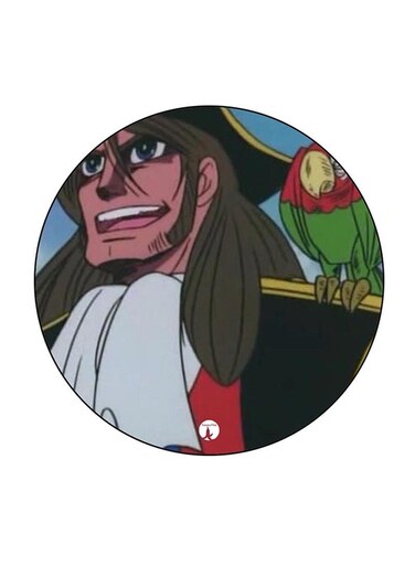 Anime Jazeerat Al Kanz Printed Fridge Magnet Round Multicolour
