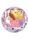 Spongebob Printed Fridge Magnet Multicolour