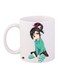 Cartoon Printed Coffee Mug White/Green/Black 11ounce