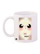 A Ghost Printed Coffee Mug White/Pink/Black