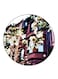 Flowers Printed Fridge Magnet Round Multicolour