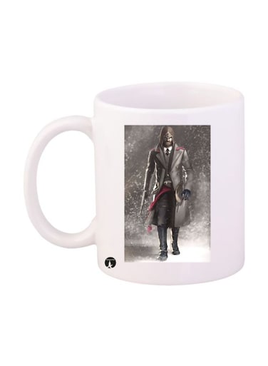 Assassin's Creed Video Game Printed Mug White/Brown Standard Size